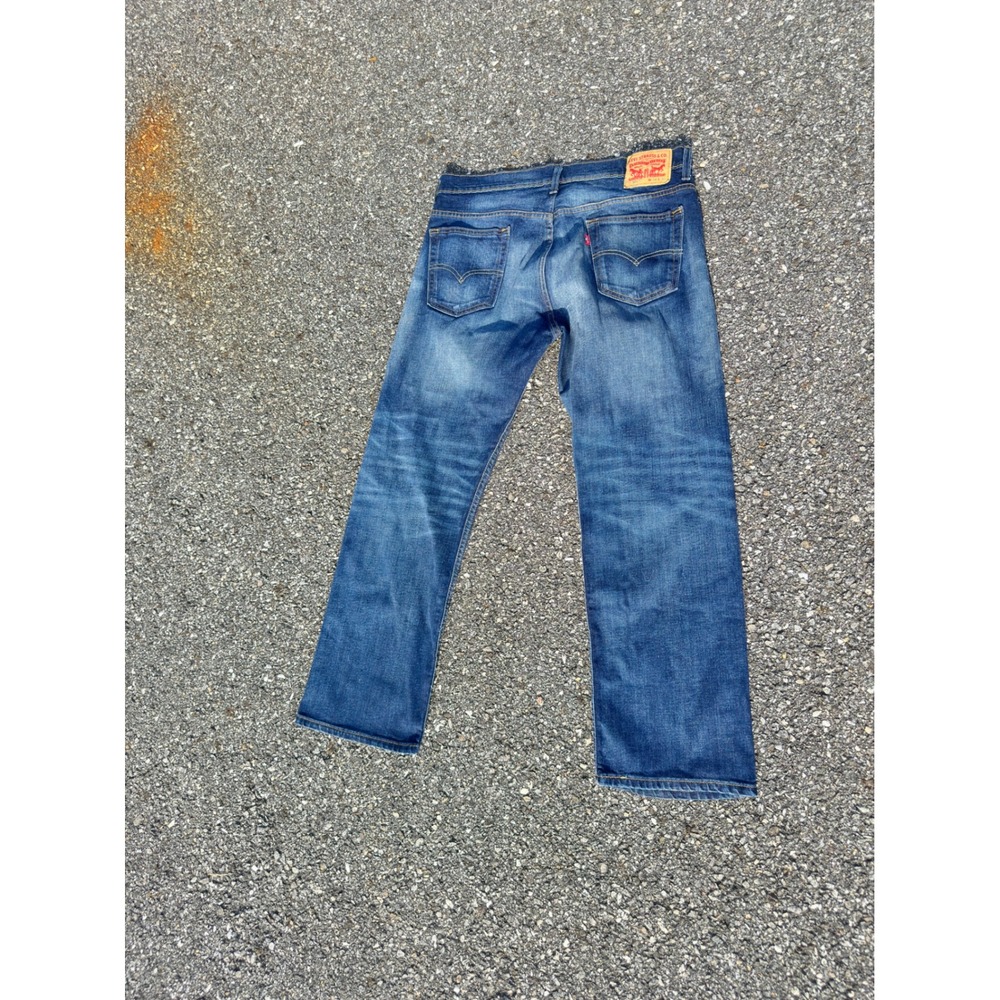 Levis 569 Loose Straight Leg Jeans Mens 34x30 Medium Wash Blue Denim Pants